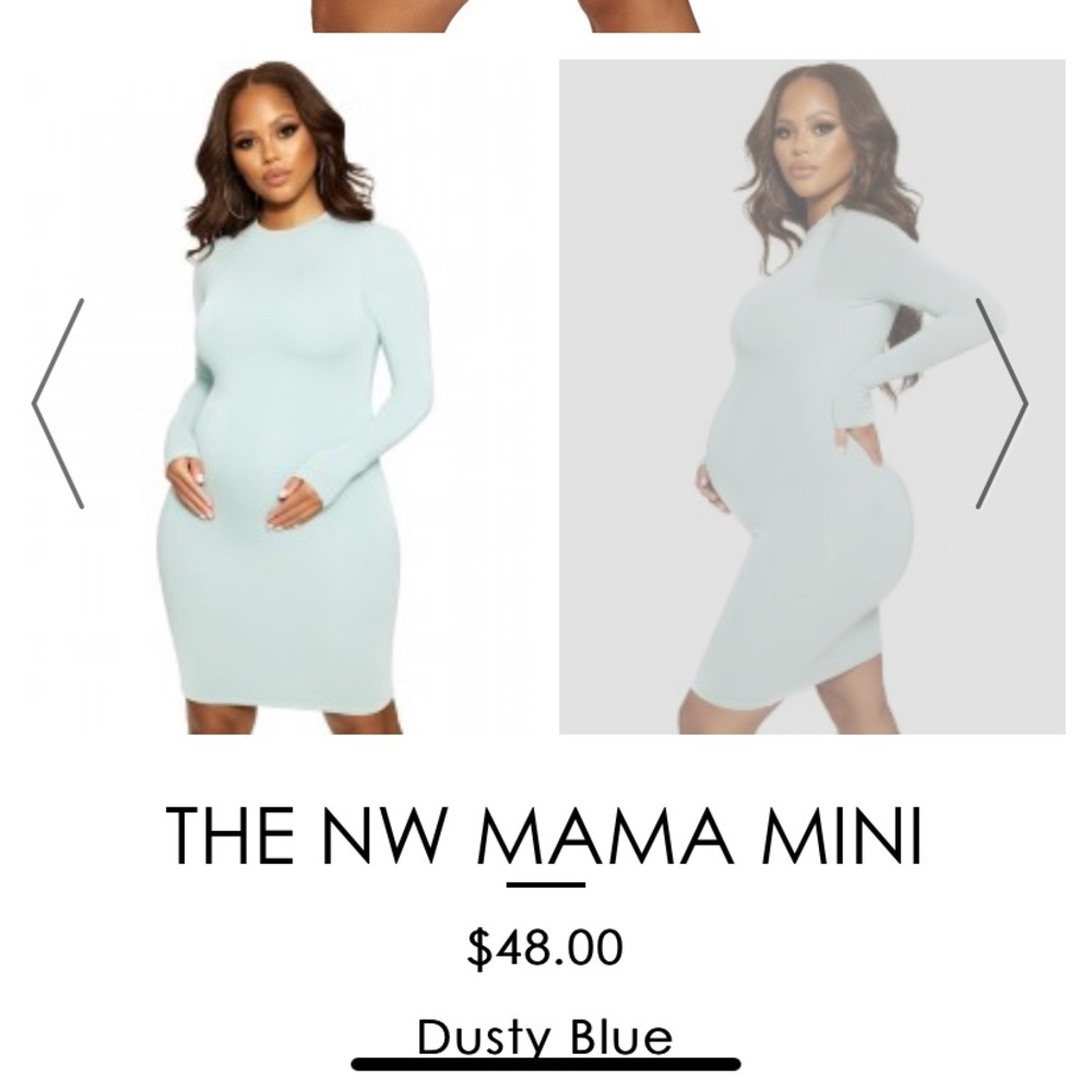 Naked wardrobe baby mama dress